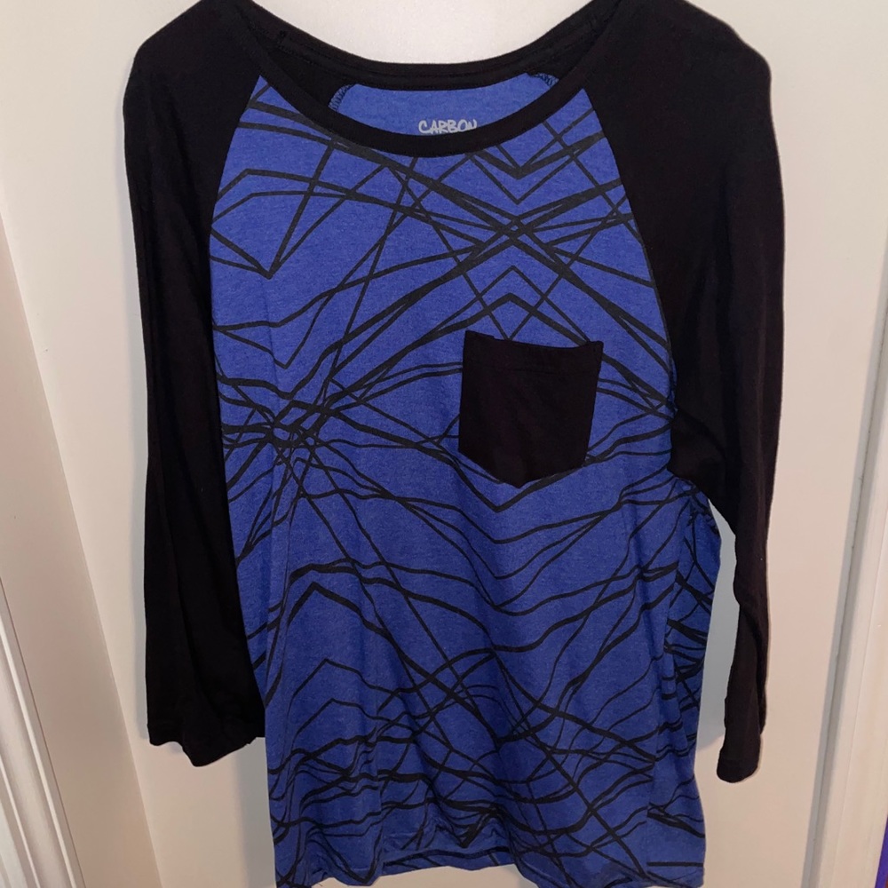 Dark Blue Three-quarter sleeve